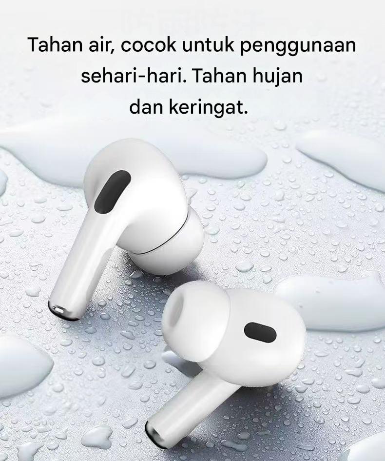 AI TWS Original TWS Earphone Nirkabel Bluetooth 5.3 Dual MIC Stereo Noise Reduction Bass HIFI Touch Control Earbuds