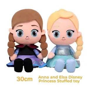 Boneka Frozen II Elsa Anna dan Princess plush dolls Boneka Anna Elsa Frozen II Chibi Cute Lucu