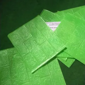 Paket 10 Lembar - Wallpaper Dinding 3D Foam Motif Batu Bata Stiker Dinding Timbul Anti Air 35 X 30 Cm