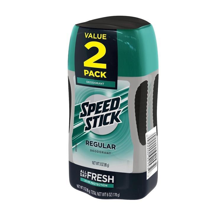 Speed Stick Deodorant, Regular 3 oz (Pack of 2)