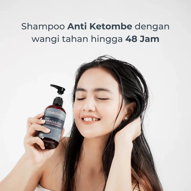 TORRENTIAL SHAMPOO Anti Ketombe Bergaransi - Daily Miraculous Shampoo Anti Dandruf Original 6
