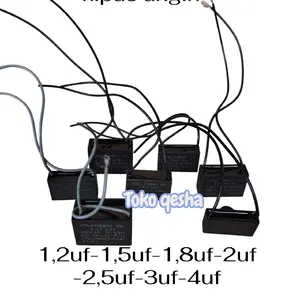 Kapasitor kipas angin 1,2uf-1,5uf-1,8uf-2uf-2,5uf-3uf-4uf