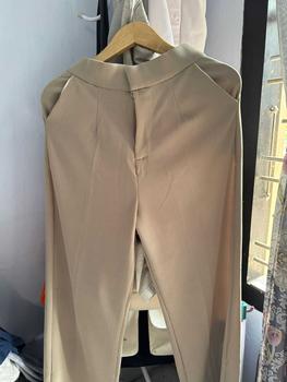 Product Review of Cozie Knit Loose Pants-Celana Highwaist Panjang Kulot Rib Premium Celana Panjang Korean Style Anti Kusut Karet Melar from p**🐨 0