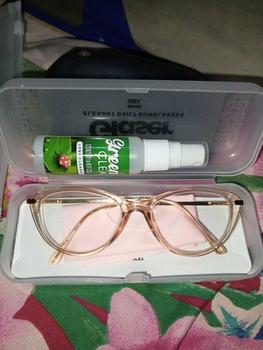 Product Review of Frame Kacamata Yumna - Bisa Minus Plus Cylinder (Free Box+Lap) Biru Frame Perempuan Laki-laki Eyewear vascka from 𝓢**𝓪 0