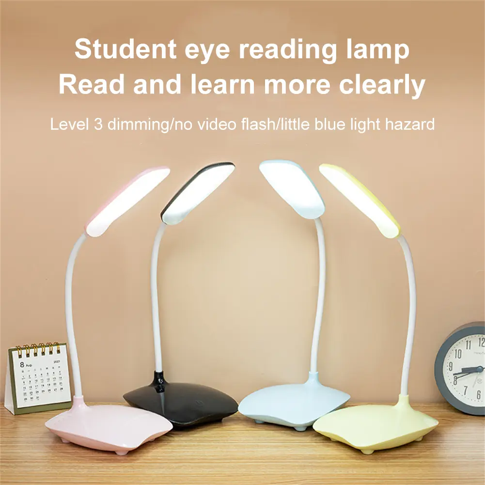Đèn Led để bàn, chạy bằng USB, Đèn Bàn, Chạm để làm mờ, Cầm Tay, Có Thể Điều Chỉnh độ sáng 3 màu, Có Thể Điều Chỉnh Độ Mờ Bảo Vệ Mắt, Thích hợp cho phòng ngủ và đầu giường