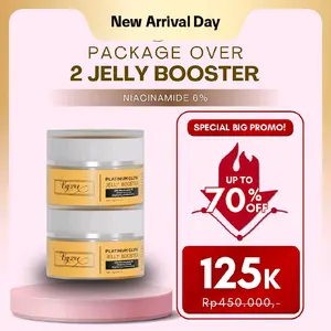 [Earthly Allure] [2PCS] Byzoe Platinum Glow Jelly Bosster Whitening Glowing and Moisturizing Arbutin Extract Mencerahkan Mengencangkan mengatasi noda Hitam dan Wajah Berjerawat dengan Niacinamide Moisturizer Pelembab Gold Jelly Booster