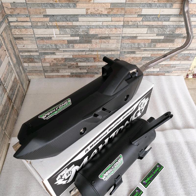 Knalpot CMS Suara Ngebas Gerung Adem Full System Original Mahjong Muffler untuk Motor Beat Scoopy Vario Mio Nmax Aerox PCX dll - Motorcycle, Foto 7
