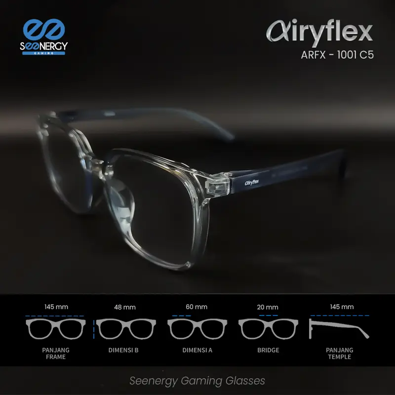 SEENERGY Kacamata Gaming | Airyflex 1001 6