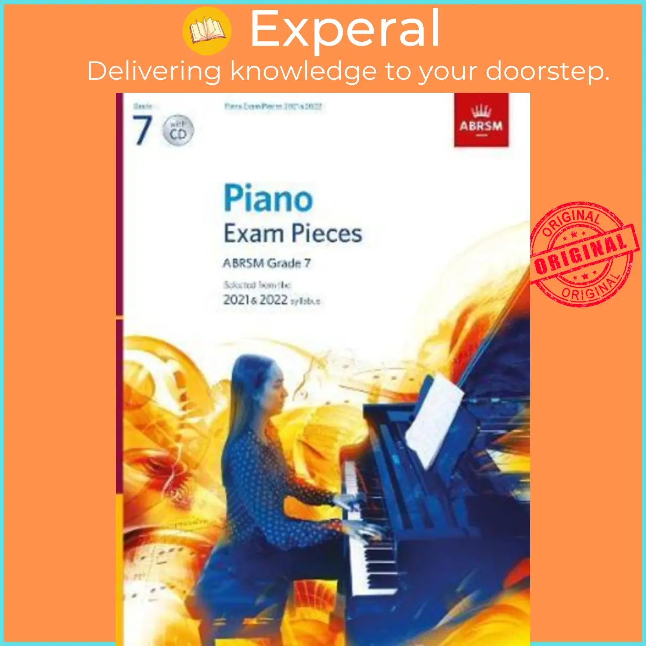 Piano Exam Pieces 2021 & 2022, ABRSM Grade 7, with CD : Selected from the 2021 & 2022 syllabus by ABRSM (UK edition, paperback) - 9781786013330