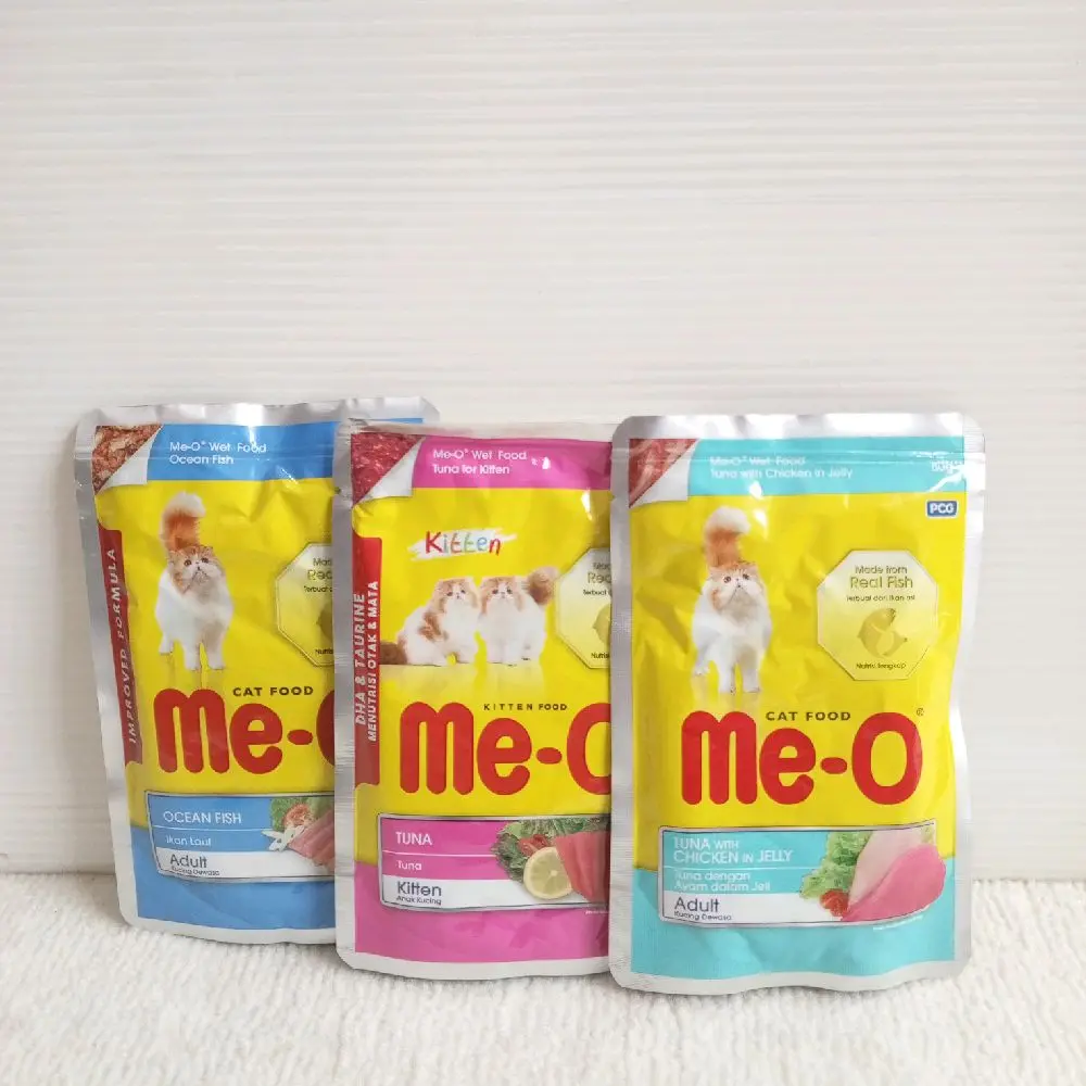 Makanan Kucing Cat Food Me-O Pouch 80g