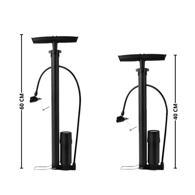 Pompa Angin Tangan VPR Pompa Angin Ban Sepeda dan Motor Kompa Speda Manual Dual Pentil Steel PVC - Pacific Aksesoris Sepeda Tinggi 40cm/60cm 8