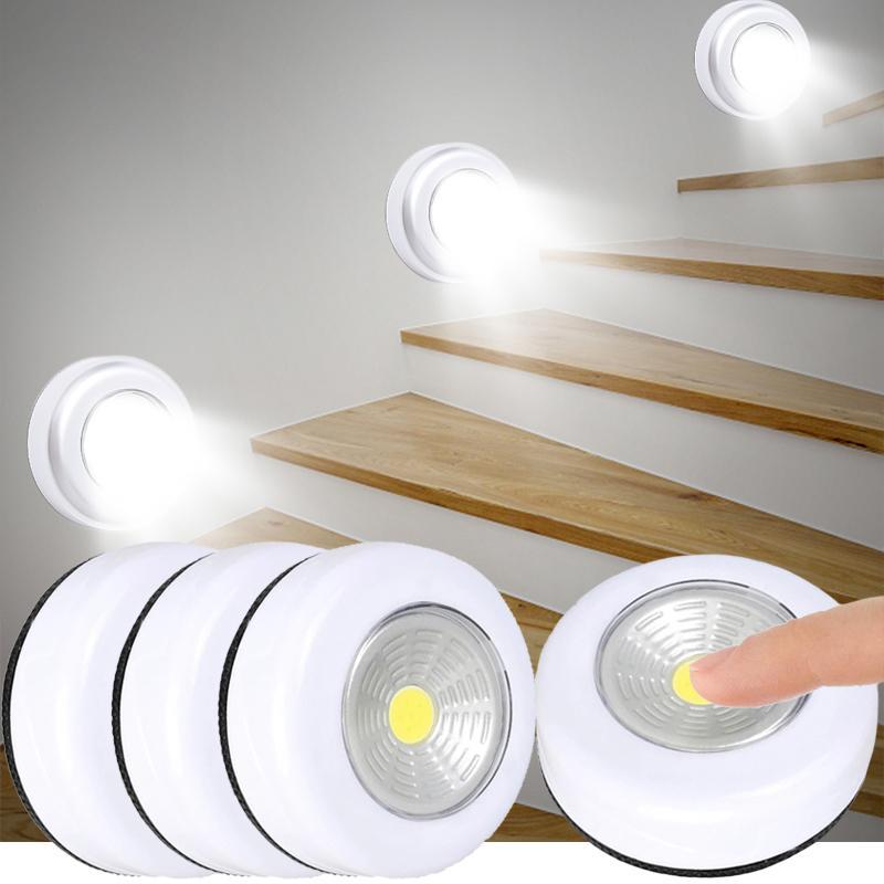 1 chiếc đèn ngủ LED cảm ứng chạy bằng pin, đèn tường không dây dùng cho phòng…