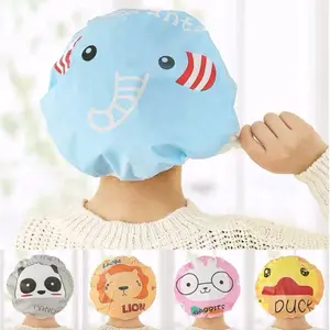 [BS] SHOWER CAP KARAKTER WATERPROOF TOPI MANDI ANTI BASAH RAMBUT / TOPI MANDI KARTUN LUCU
