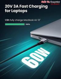 Gambar UGREEN Kabel iPad iPhone 15 16 17 Samsung Google Macbook PD Type C to Type C Fast Charging - 70427 5A 1M dari Starcomp Solo Kab. Banyumas 3 Tokopedia
