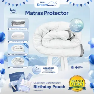 TURU Matras Protector Non Waterproof & Matras Waterproof - AQUA SEAL TECHNOLOGY