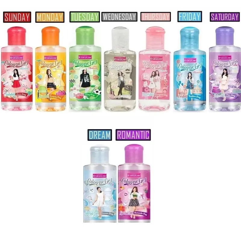 ESKULIN Cologne Gel Day Spesial Day Hijab 100 ML dan 50 ML 2