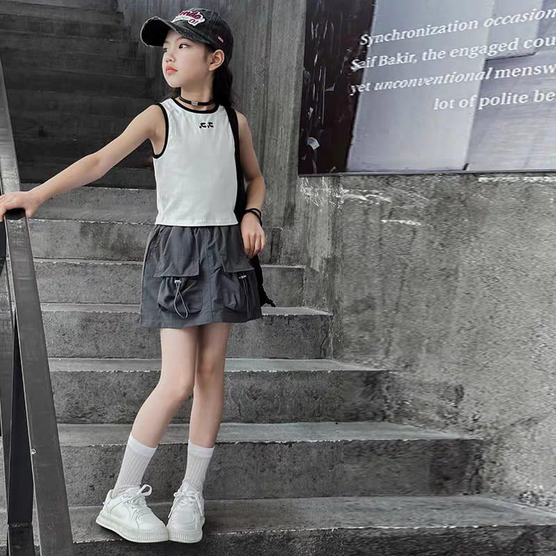 Product Introduction of Rok Cargo Anak Perempuan Varian Warna 2 dan 3 Ukuran 6-12 Tahun bahan toyobo import - Fashion Cewek 14