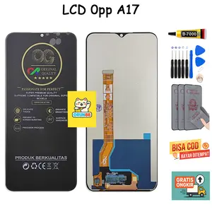 LCD OEM 0PP A17 + TOUCHSCREEN ORIGINAL OG SUPER LAYAR PENGGANTI