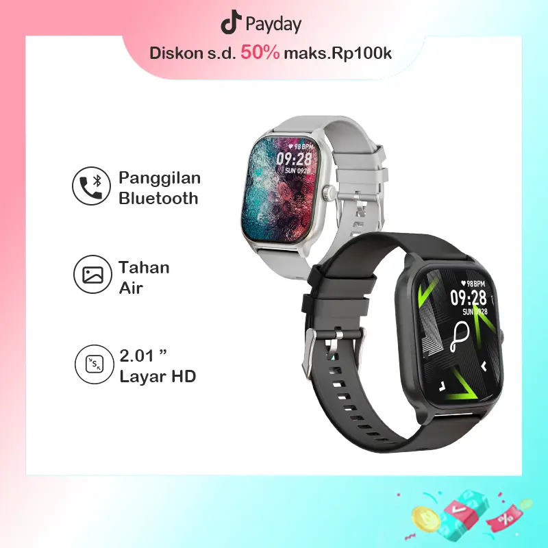 (BISA COD) Jam tangan smartwatch pria cewek,X8, 2.01”smartwatch android ios,parlent active smartwatch,Sport Tahan Air Bluetooth Smart Watch Pelacak Kebugaran Gelang Pedometer Heart Rate