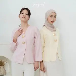 Lucy Top - Atasan Wanita Lengan Panjang - Blouse Wanita - Kemeja Wanita Fitted