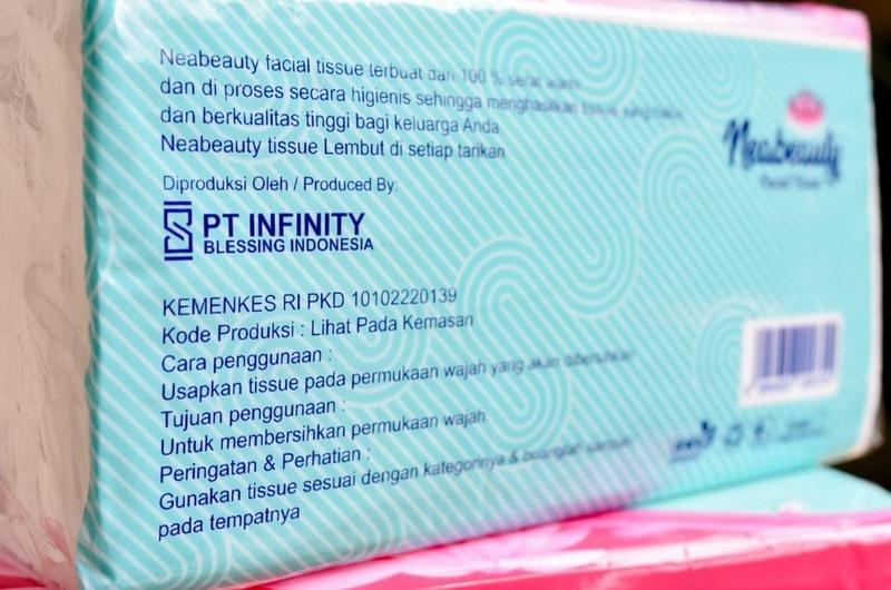 Product Introduction of (10PACK)ukuran lebih besar 10paket tissu wajah neabeauty 180sheet 2lapis obral harga grosir 1