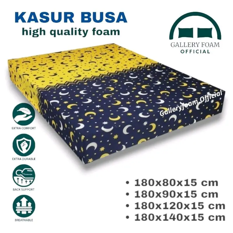 Kasur Busa PREMIUM Tebal 15CM Super Awet Anti Kempes BERGARANSI Kualitas Super