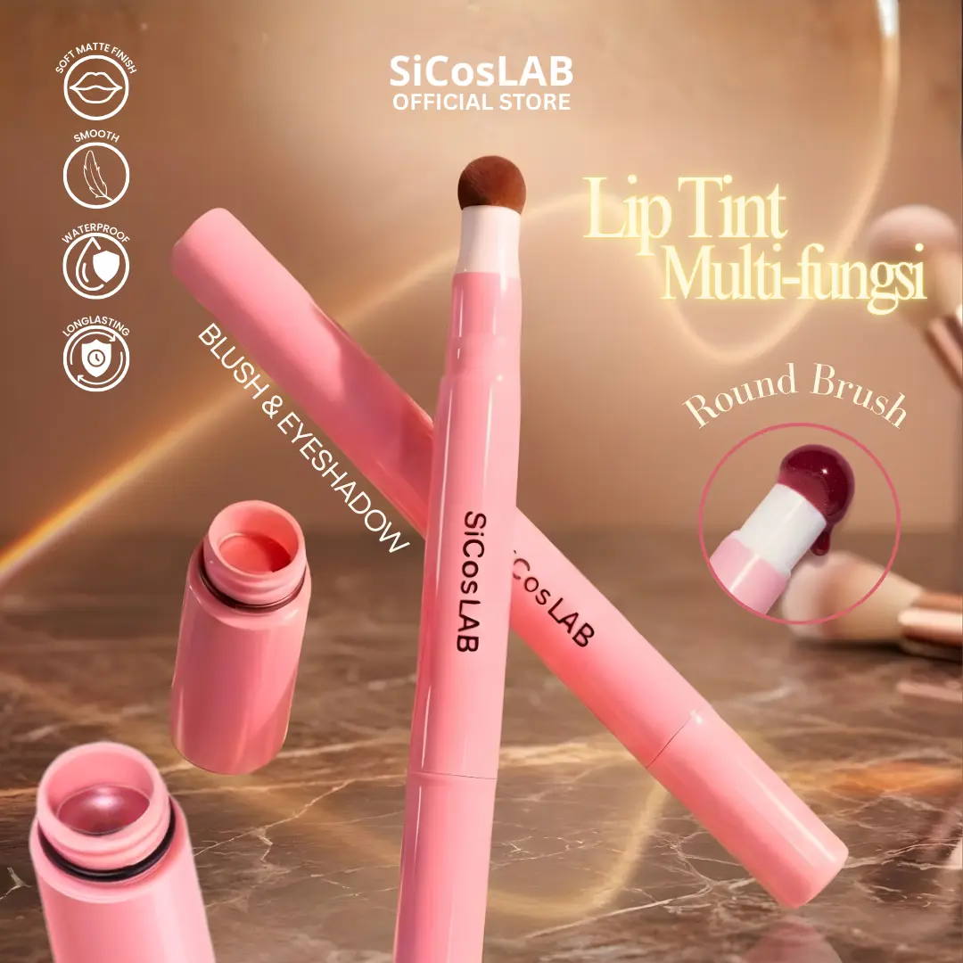 SiCosLAB Lip Tint Multi-fungsi | Warna Bibir | Blush | Eyeshadow