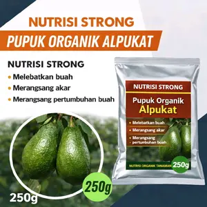 Nutrisi Strong Pupuk Organik Alpukat Isi 250 Gram untuk Buah Alpukat Kandungan Kalium dan Natrium