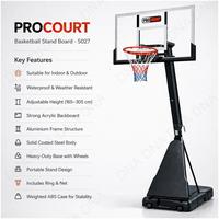 Gambar Tiang Ring Basket / Basketball Board Stand PROCOURT S027 - ORIGINAL dari DNA Sport & Music Kota Administrasi Jakarta Utara 1 Tokopedia