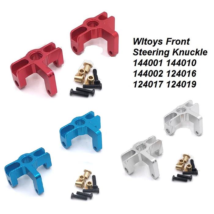 Jual WLtoys Front Steering Knuckles Metal Alloy 144001 144010