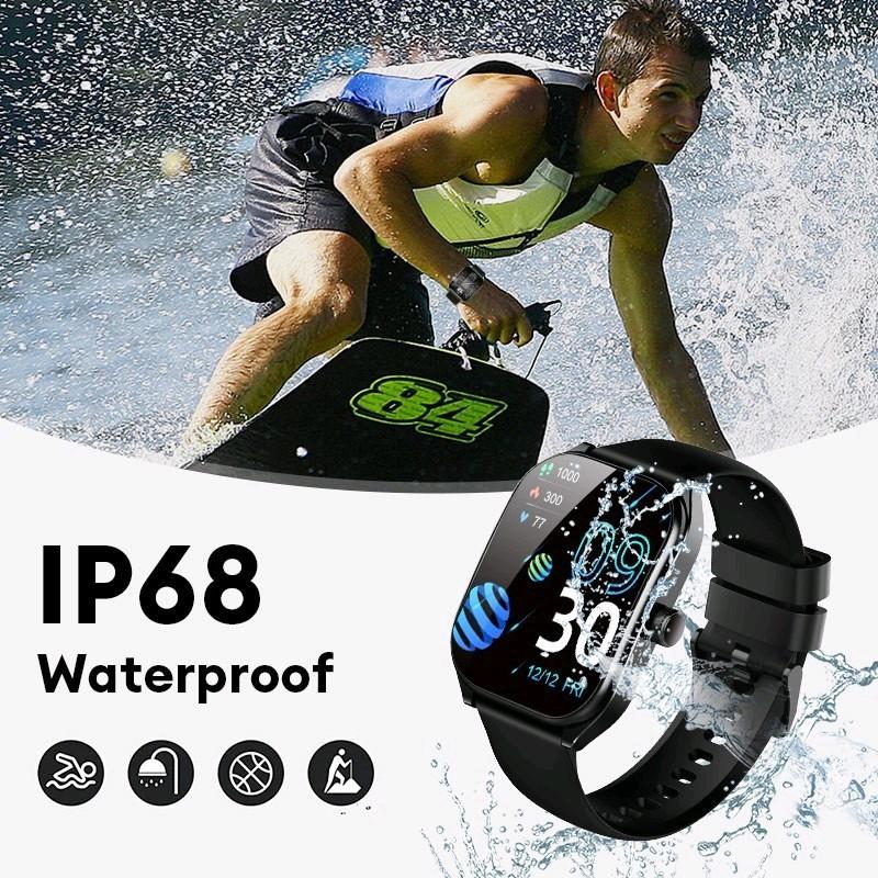 Aolon Curve Smart Watch Amoled IP68 Waterproof 2.01-inch Curved IPS Screen Bluetooth Call Running Pace Custom Wallpaper Smartwatch Health Monitoring Jam Kaca 6