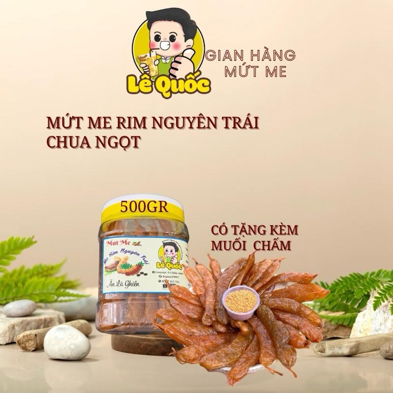  MÃ 9 - 500GR MỨT ME RIM NGUYÊN TRÁI CHUA NGỌT - KÈM MUỐI CHẤM 
