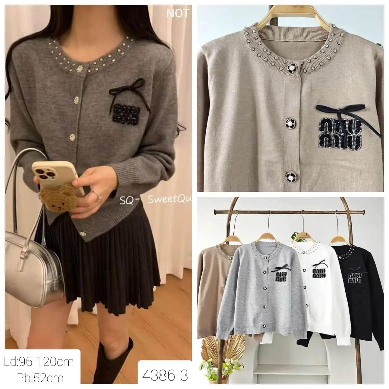 Cardi Rajut Import bkk Bhn Super Lembut Kancing Aktf Wanita