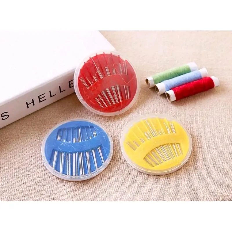 JARUM JAHIT TANGAN JARUM JAHIT SET / JARUM JAHIT TEMPAT BULAT ( JK 1 )