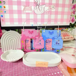 READY 20pcs Paket tas tenteng lebaran muat susu Hangtag medium