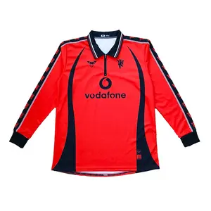 JERSI JERSEY EMYU MANCHESTER UNITED MERAH TANGAN PANJANG DENGAN SLETING