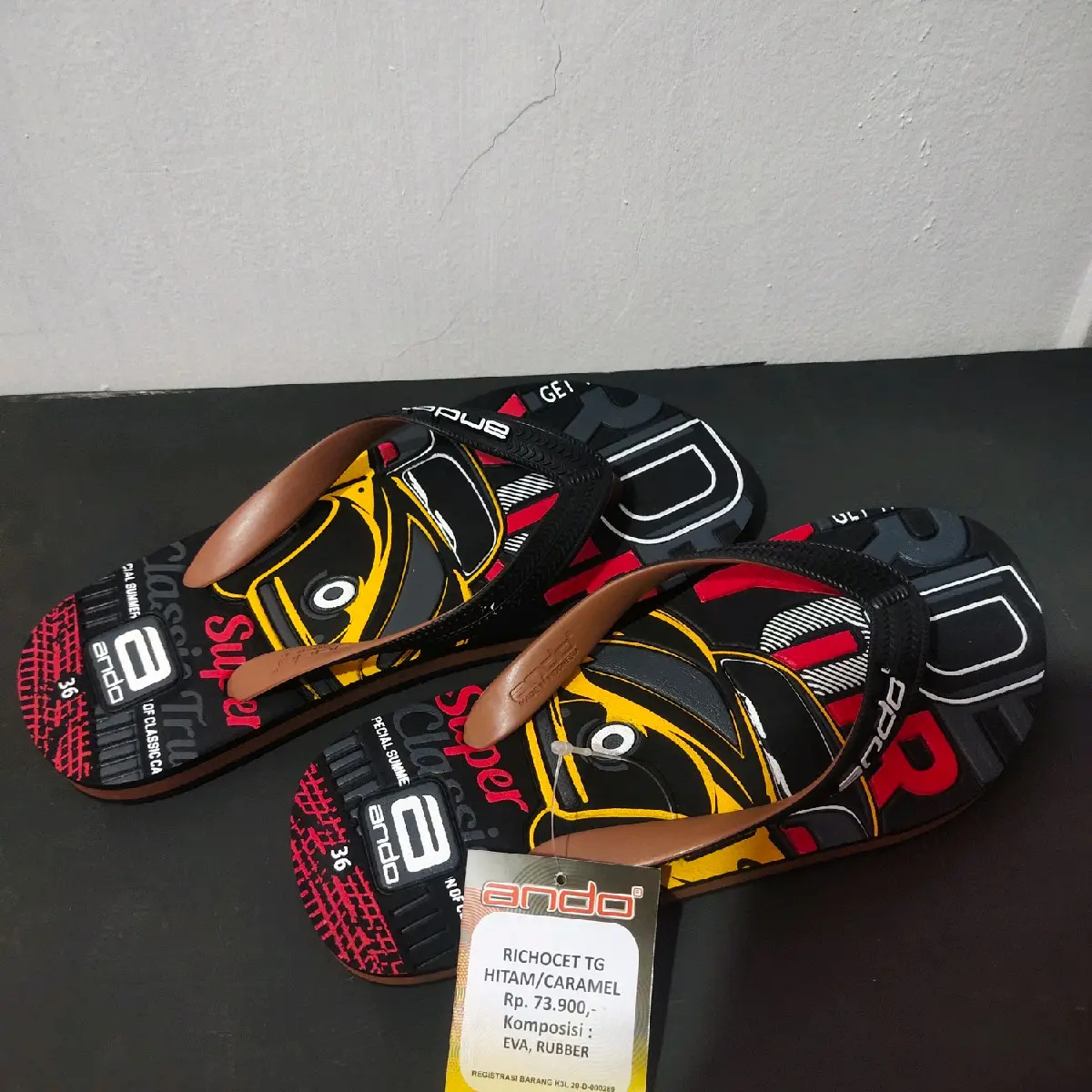 Sandal Anak Tanggung Ando tipe Richocet TG Jepit