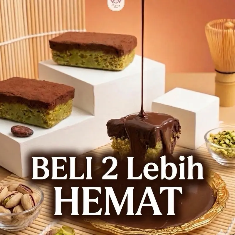 ( ISI 2 ) Dubai Chewy Sushi Kunafa Pistachio - Yayang Dessert