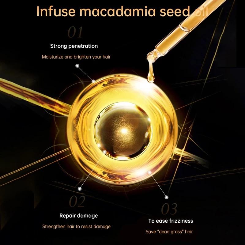 Hair Serum - COD Hair Repair Serum Care Smoothing Hair Vitamin Rambut Rontok Essential Oil Vitamin Oil ORI 70ml Pelembab perbaik Rambut Kering & Kusut