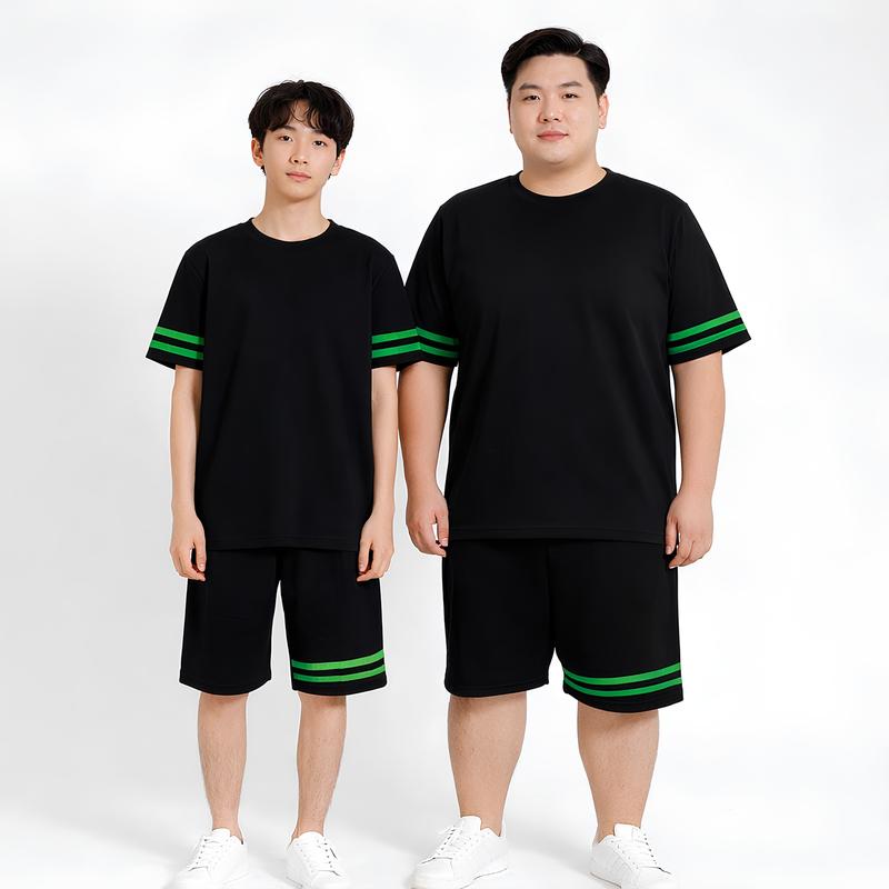  Bộ Quần Áo Nam cổ tròn Big size nhiều mẫu Đẹp 33kg Đến 120kg thun lạnh co dãn mát không bai dão Quần Có Túi Menswear 