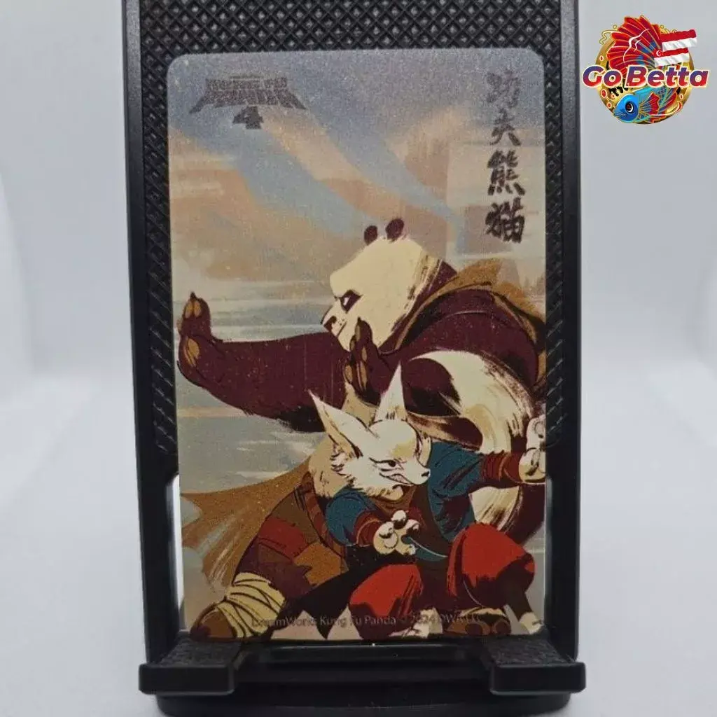 Dreamworks Animation Kungfu Panda SimplyGo EZ-Link Card MRT Bus Ez Link Cards Kung Fu Panda 4 Ez link Ezlink cards