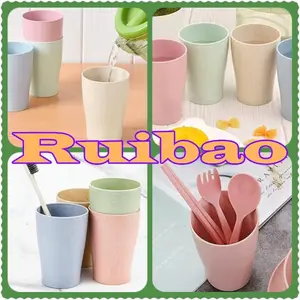 Gelas Plastik Microwave Wheatstraw T030 / Gelas Minum