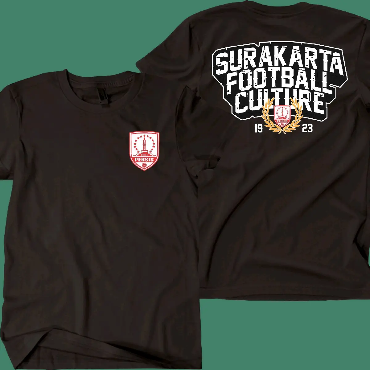 T-SHIRT SURAKARTA 1923 FOOTBALL Kaos distro Pria wanita