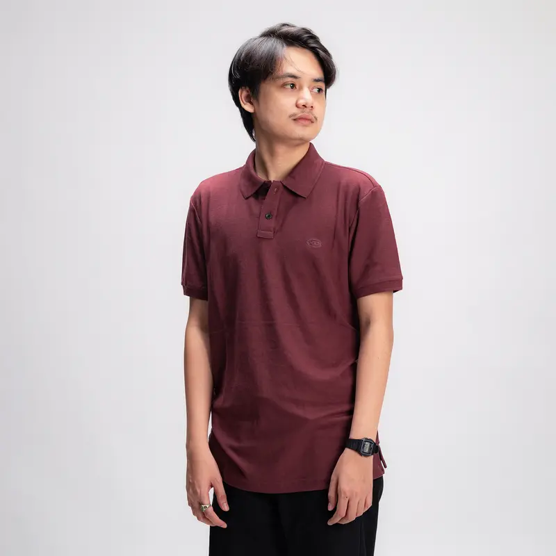 JEEN ORIGINAL - Kemeja Polo Basic Lengan Pendek Bordir Pria Katun Baju Casual Formal 5
