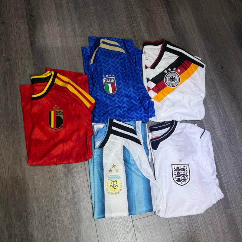   Player WC 2026  Áo Bóng Đá Đầy Đủ Chi Tiết Logo - Thiết Kế Vải Chuẩn Thoáng Mát - Chỉ Có Áo Không Kèm Quần 