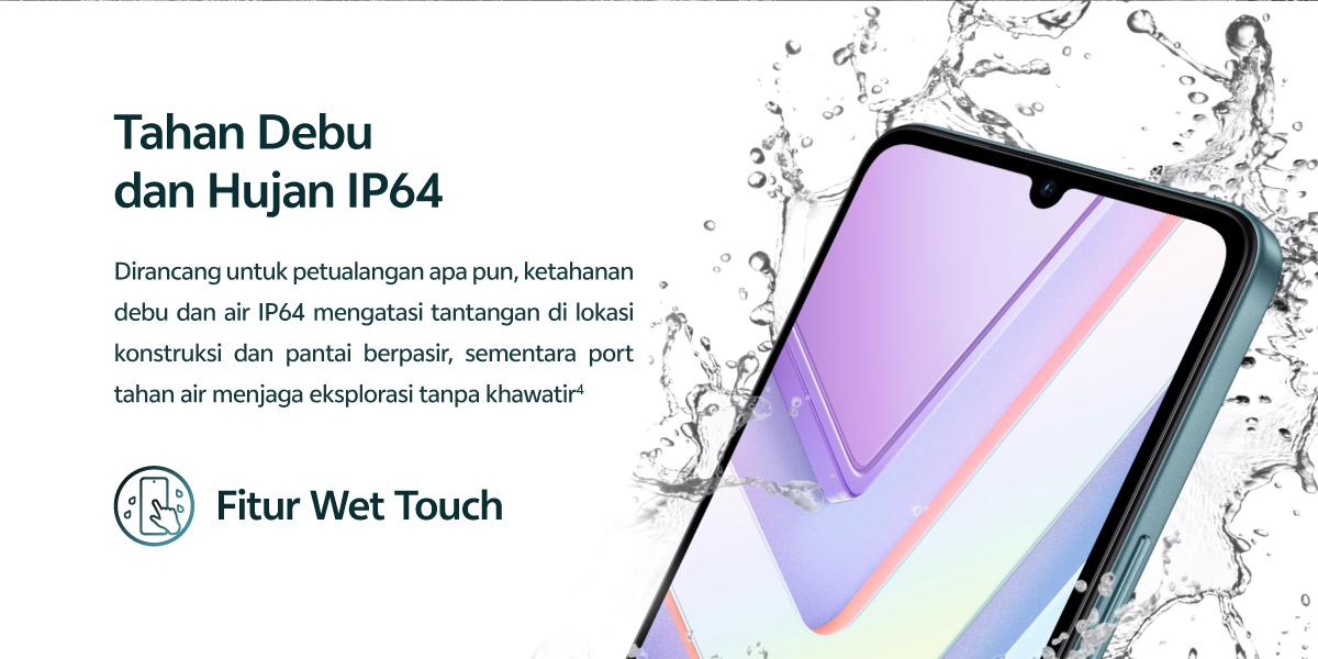 [Online Exclusive] vivo Y19sGT 5G - Dimensity 6300 5G, 5500mAh Tahan Lama, NFC Multifunctions, Tahan Banting & Hujan, 50MP Kamera Utama, AI Erase