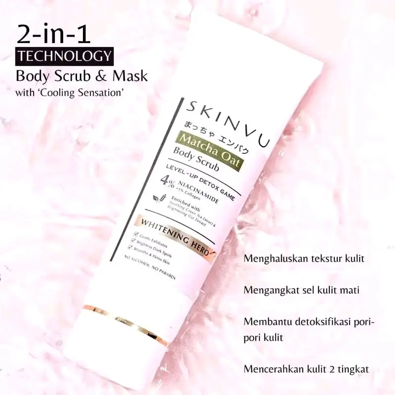 Skinvu Paket 2 In 1 Lotion & Scrub Original Korea 1