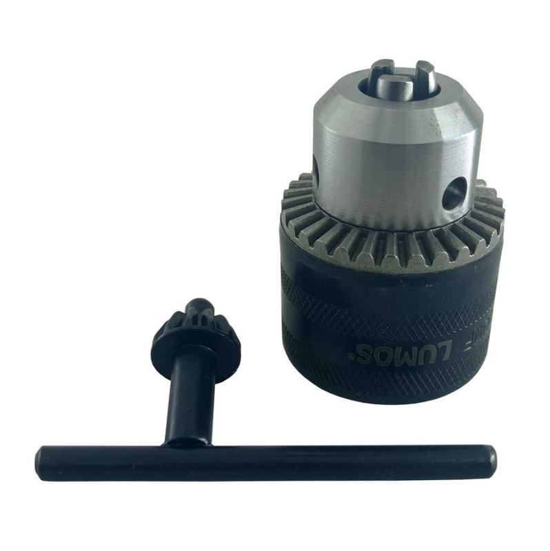Kepala Mesin Bor LUMOS 10 MM & 13 MM Drat Key Set Drill Chuck - 10 MM 3/8" 0