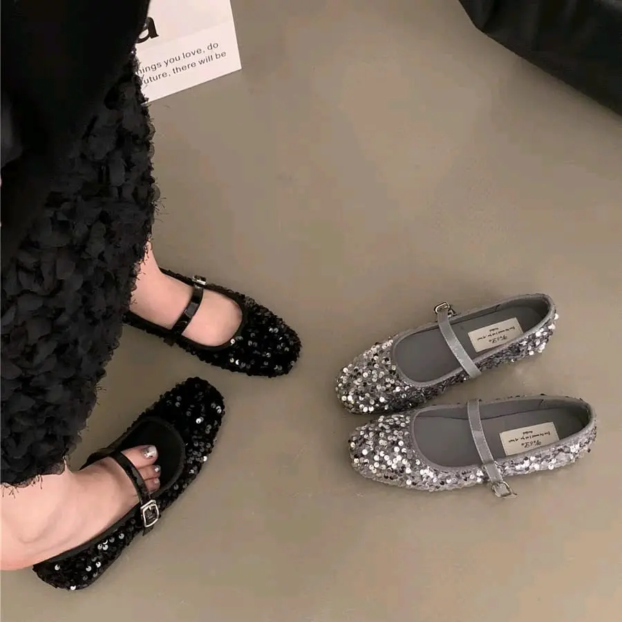 5051 Sepatu Balerina Flat Shoes Premium Import Blink