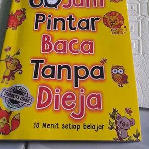 Buku 60 Jam Pintar Baca Tanpa Dieja, silahkan baca deskripsi sebelum order.